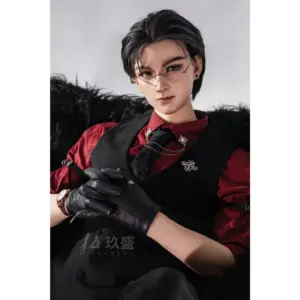 Full-Size Dolls, Male Dolls, Sex Dolls	Seductive portrait of Sex Doll Gavin Jiusheng, a full silicone adult companion doll crafted by Jiusheng Doll
