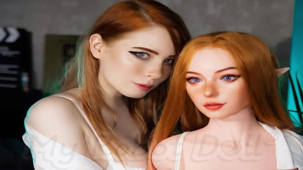 molly red wolf and her realistic sex doll replica