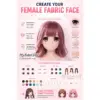 Create Your Female Fabric Face - Sex Doll Heads For Fabric Dolls 3 My Robot Doll Create Your Own Doll Fabric Head