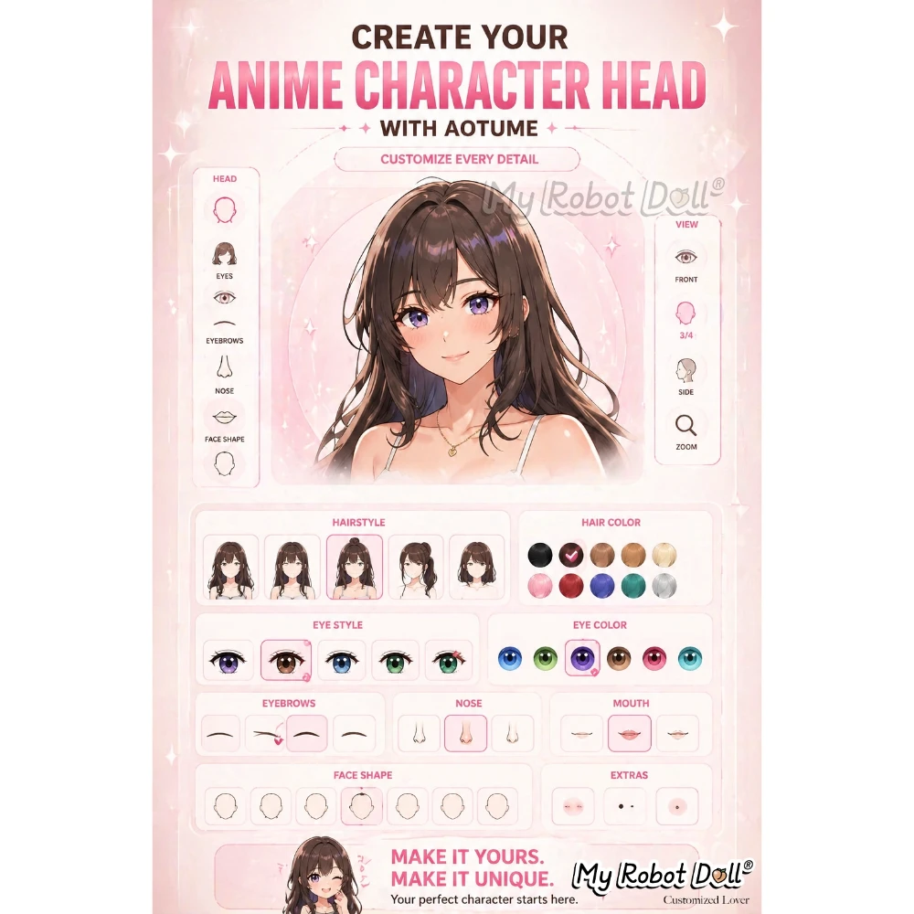 Create Male Or Female Anime Head By Aotume – Exclusive For Returning Aotume Doll Owners 1 Create Male Or Female Anime Head By Aotume – Exclusive For Returning Aotume Doll Owners