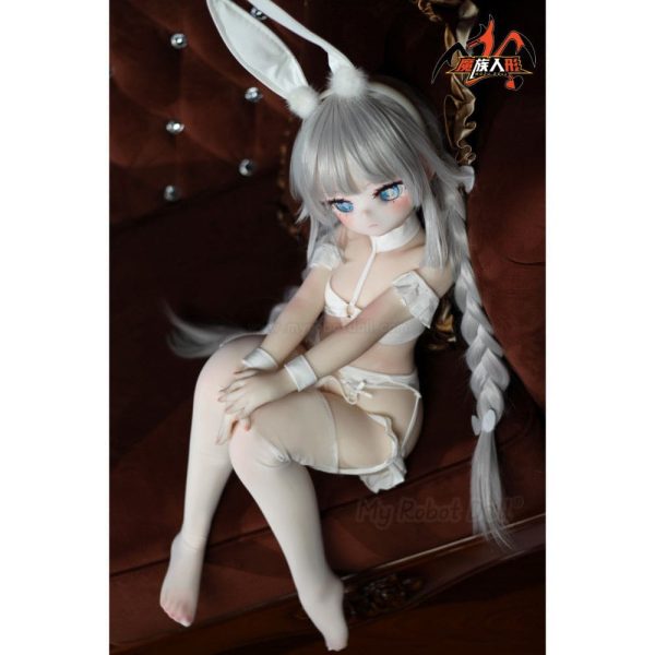 Anime Doll Head #3-White Mozu Doll - 85cm / 2'9" - Image 10