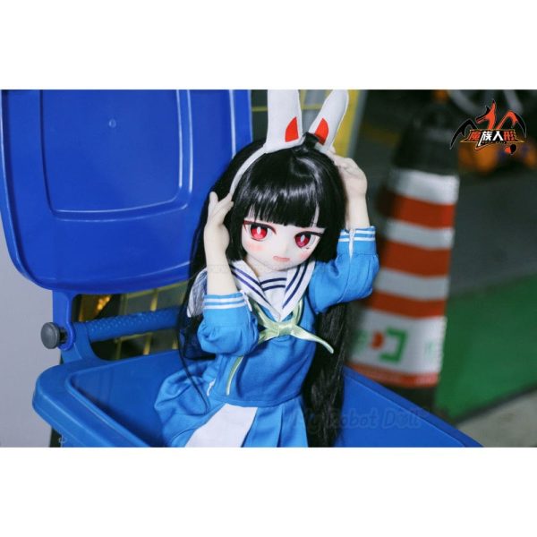 Anime Doll Head #4-Rabbit-Miu Mozu Doll - 85cm / 2'9" - Image 17