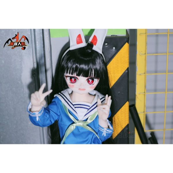 Anime Doll Head #4-Rabbit-Miu Mozu Doll - 85cm / 2'9" - Image 22