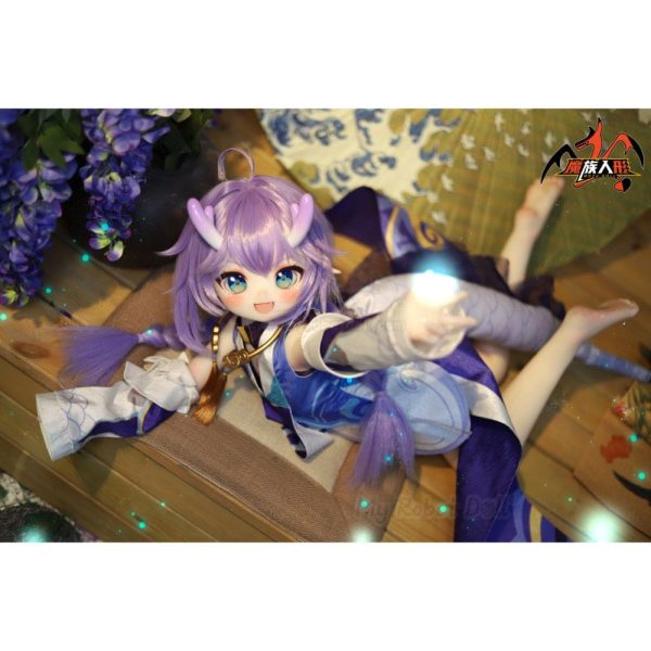 Anime Doll Head #6-White-Dragon Mozu Doll - 85cm / 2'9" - Image 4