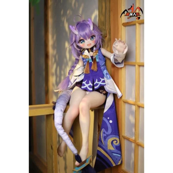 Anime Doll Head #6-White-Dragon Mozu Doll - 85cm / 2'9"