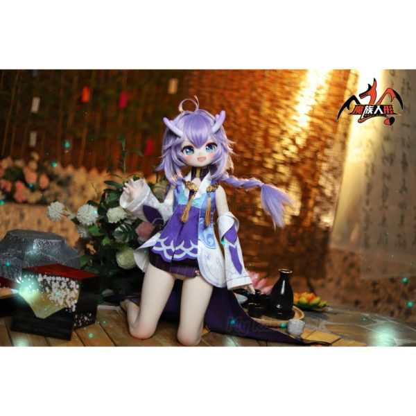 Anime Doll Head #6-White-Dragon Mozu Doll - 85cm / 2'9" - Image 13