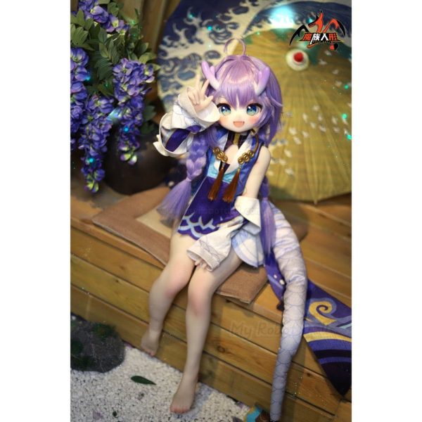 Anime Doll Head #6-White-Dragon Mozu Doll - 85cm / 2'9" - Image 3