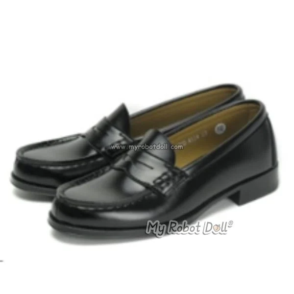 Experience Lifelike Intimacy With The Black School Shoes For Piper Doll - Crafted By Piper Doll Using Nan.