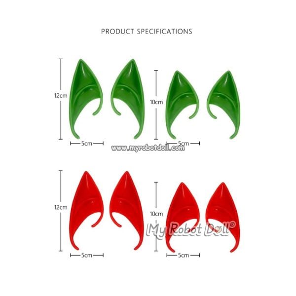 Cosplay Elf Ears for Kokoro Natsume Anime Doll - Image 4