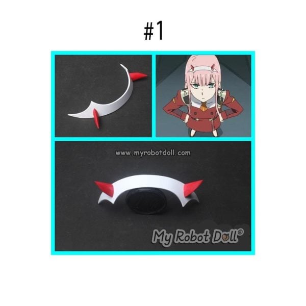 Cosplay Headband for Zero Two Anime Doll - Image 2