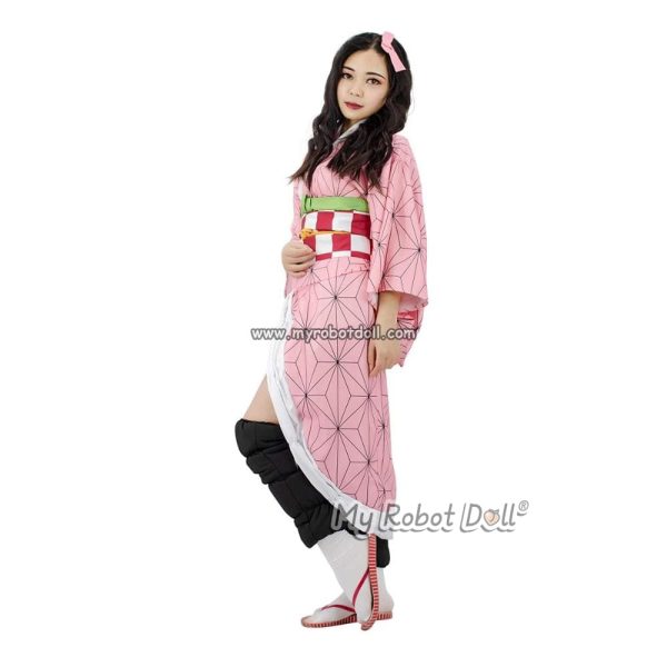 Cosplay Kimono Suit for Nezuko Demon Slayer Anime Doll - Image 4