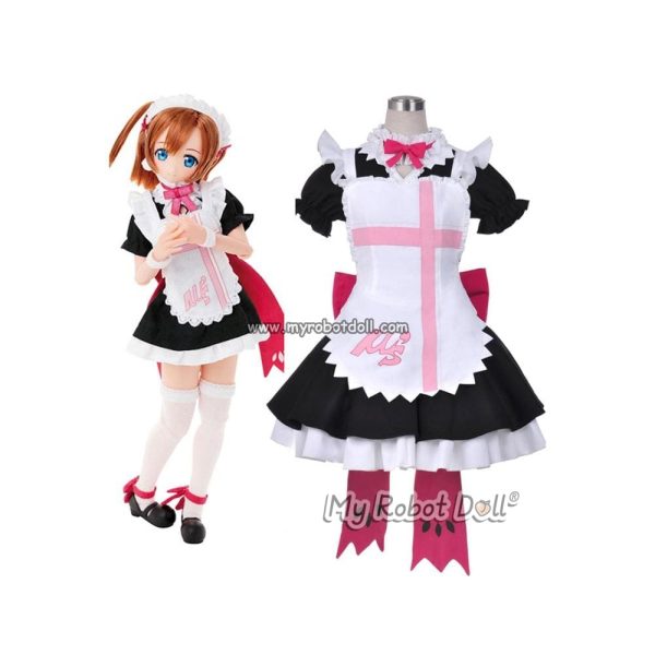 Cosplay Maid Outfit for Honoka Kosaka Love Live Anime Doll