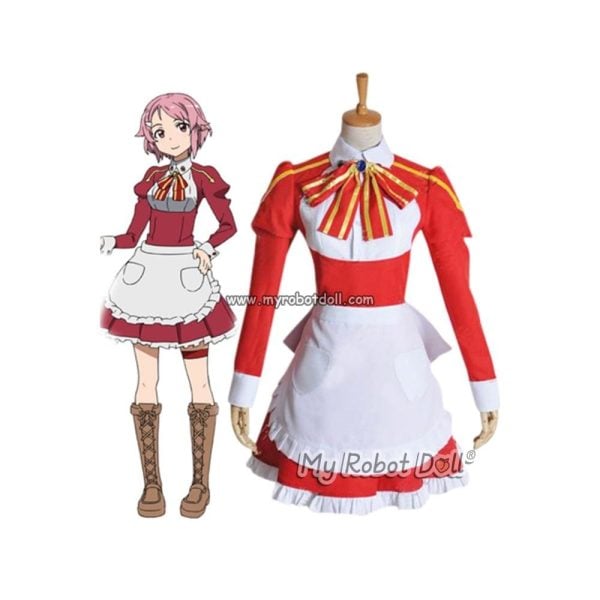 Cosplay Maid Outfit for Rika Shinozaki Sword Art Online Anime Doll