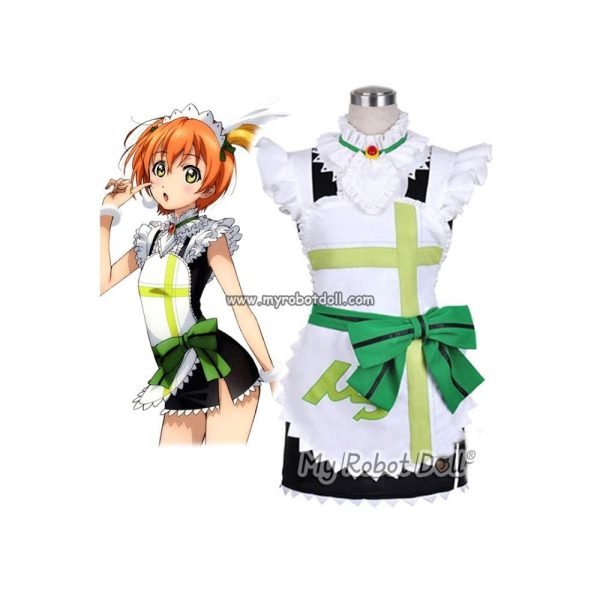 Cosplay Maid Outfit for Rin Hoshizora Love Live Anime Doll