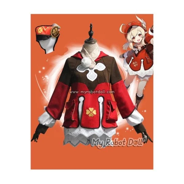 Cosplay Outfit for Klee Genshin Impact Anime Doll