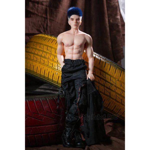 Qita Doll Collectible Male Figure Aimo - 62cm / 1'12" Full Silicone with Implanted Hair - Image 4