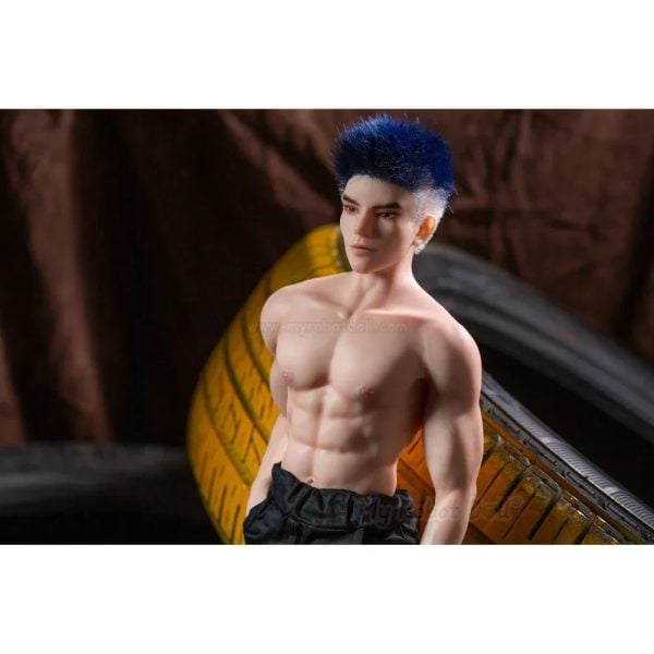 Qita Doll Collectible Male Figure Aimo - 62cm / 1'12" Full Silicone with Implanted Hair - Image 13