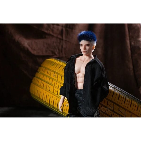 Qita Doll Collectible Male Figure Aimo - 62cm / 1'12" Full Silicone with Implanted Hair - Image 17