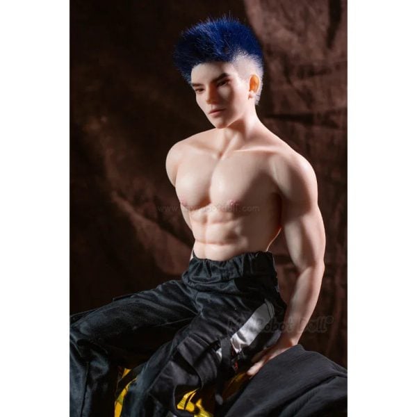 Qita Doll Collectible Male Figure Aimo - 62cm / 1'12" Full Silicone with Implanted Hair - Image 2