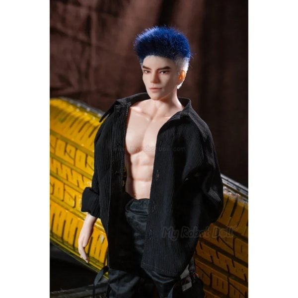 Qita Doll Collectible Male Figure Aimo - 62cm / 1'12" Full Silicone with Implanted Hair - Image 16