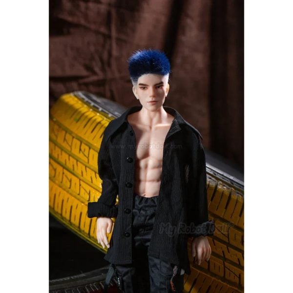 Qita Doll Collectible Male Figure Aimo - 62cm / 1'12" Full Silicone with Implanted Hair - Image 14