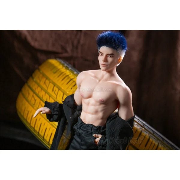 Qita Doll Collectible Male Figure Aimo - 62cm / 1'12" Full Silicone with Implanted Hair - Image 23