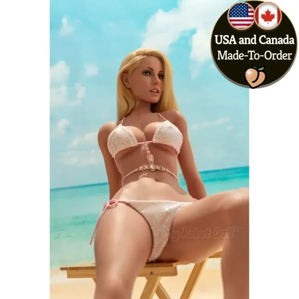 🇺🇸  Sex Doll Head ZXE203-Z1 Implanted Hair Zelex SLE Doll 165cm / 5'5" ZX165D - Made-To-Order For USA