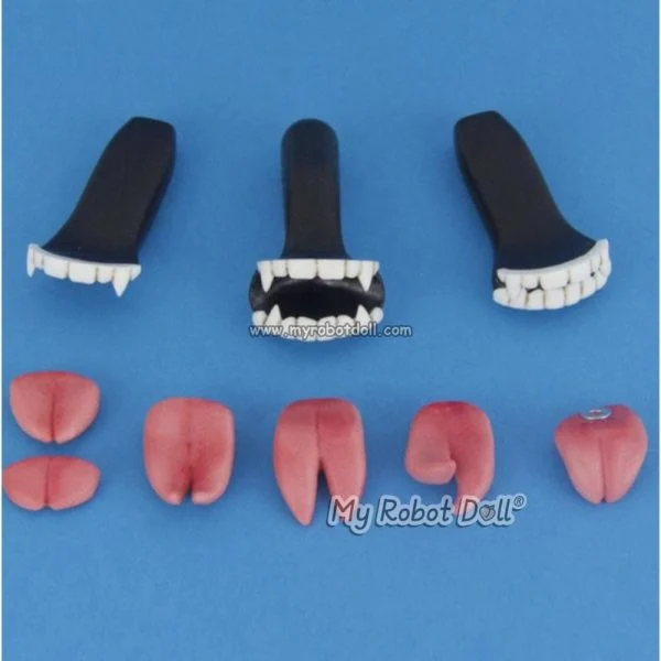 Sex Doll Vampire Teeth Tongue Set by WM Doll