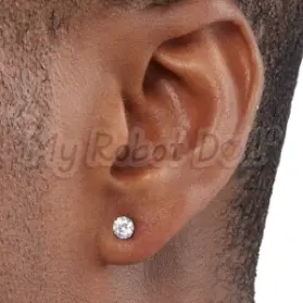 Piercing on the Left Ear