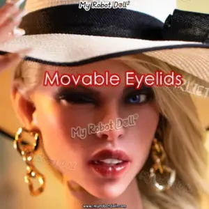 Soft Silicone Head with Oral Cavity and Movable Eyelids