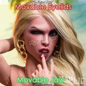ROS Head with Movable Eyelids and Movable Jaw
