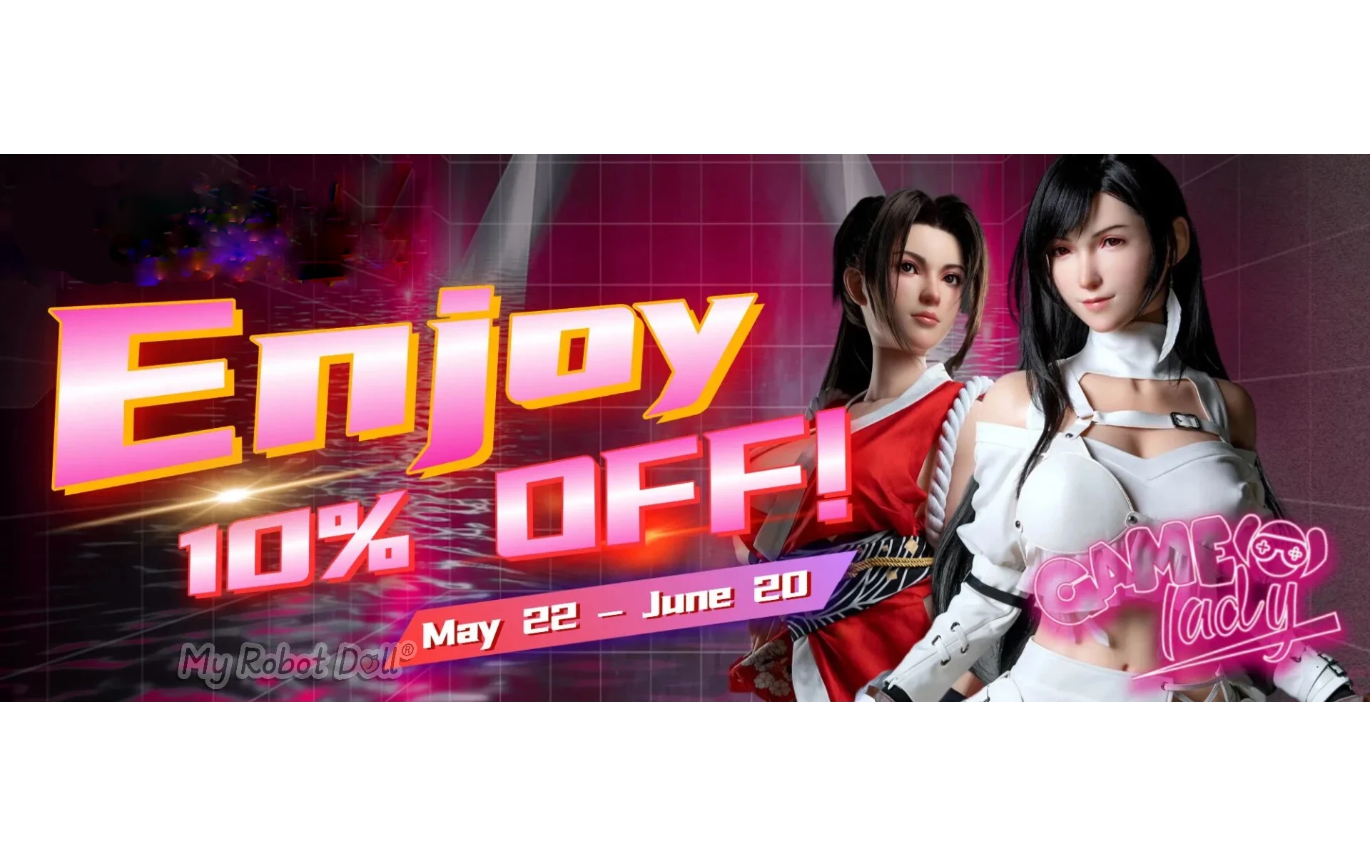 Game Lady promo banner