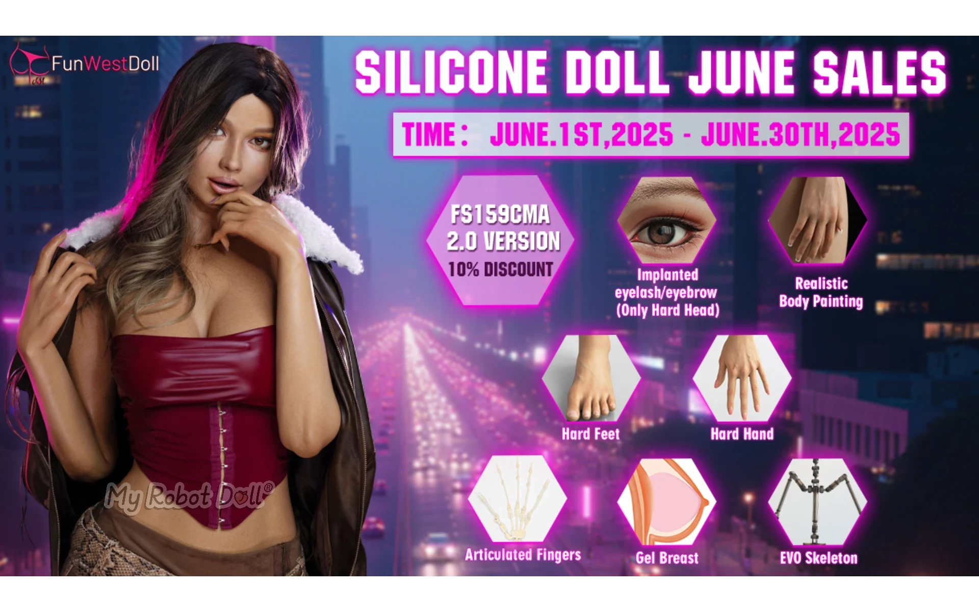 Funwest Doll promo banner