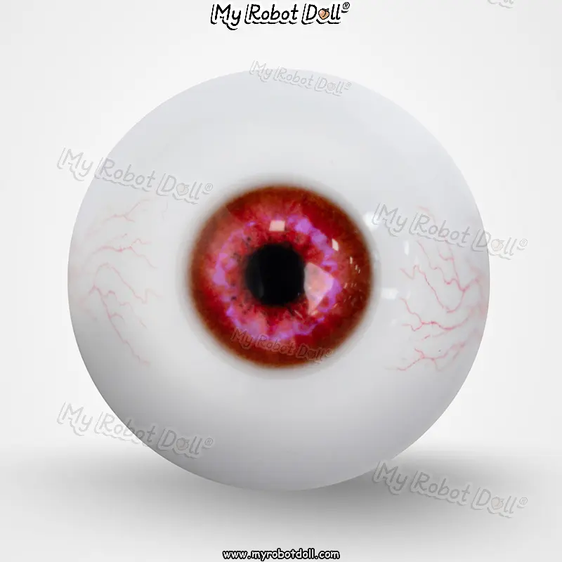 Cerise Eyes With Veins