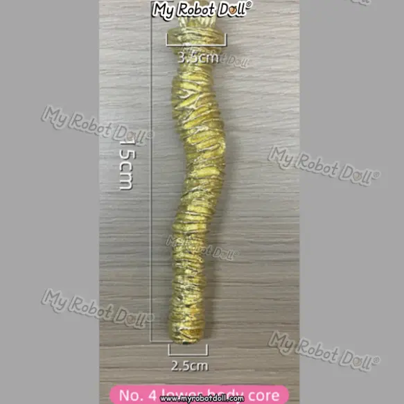#4: 15 cm (L) × 2.5 cm (D)