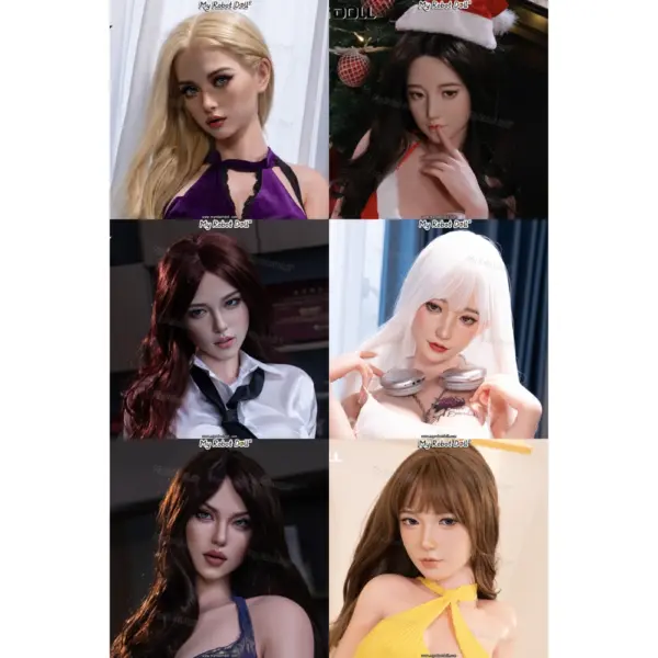 Realistic Sex Doll Heads By Evas Doll – Premium Options