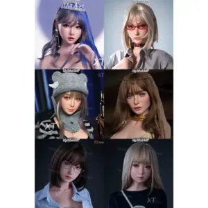 XT Doll Realistic Sex Doll Heads – Silicone Beauty Collection