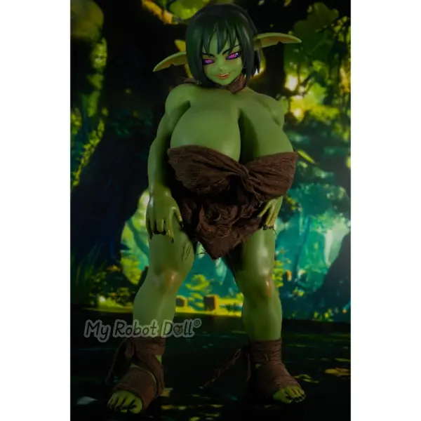 Goblin Fantasy Mini Sex Doll – Exotic Green Fantasy Sex Doll