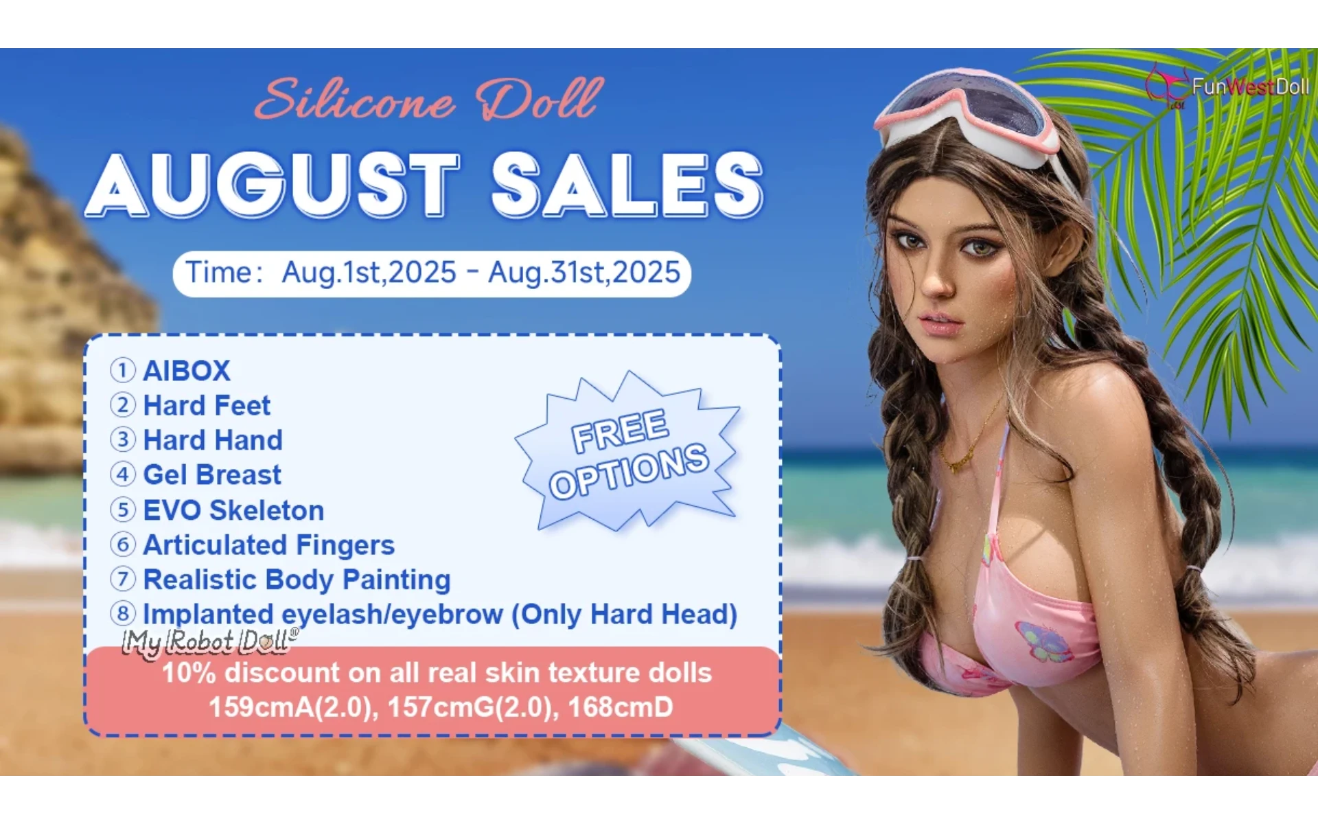 Funwest Doll promo banner