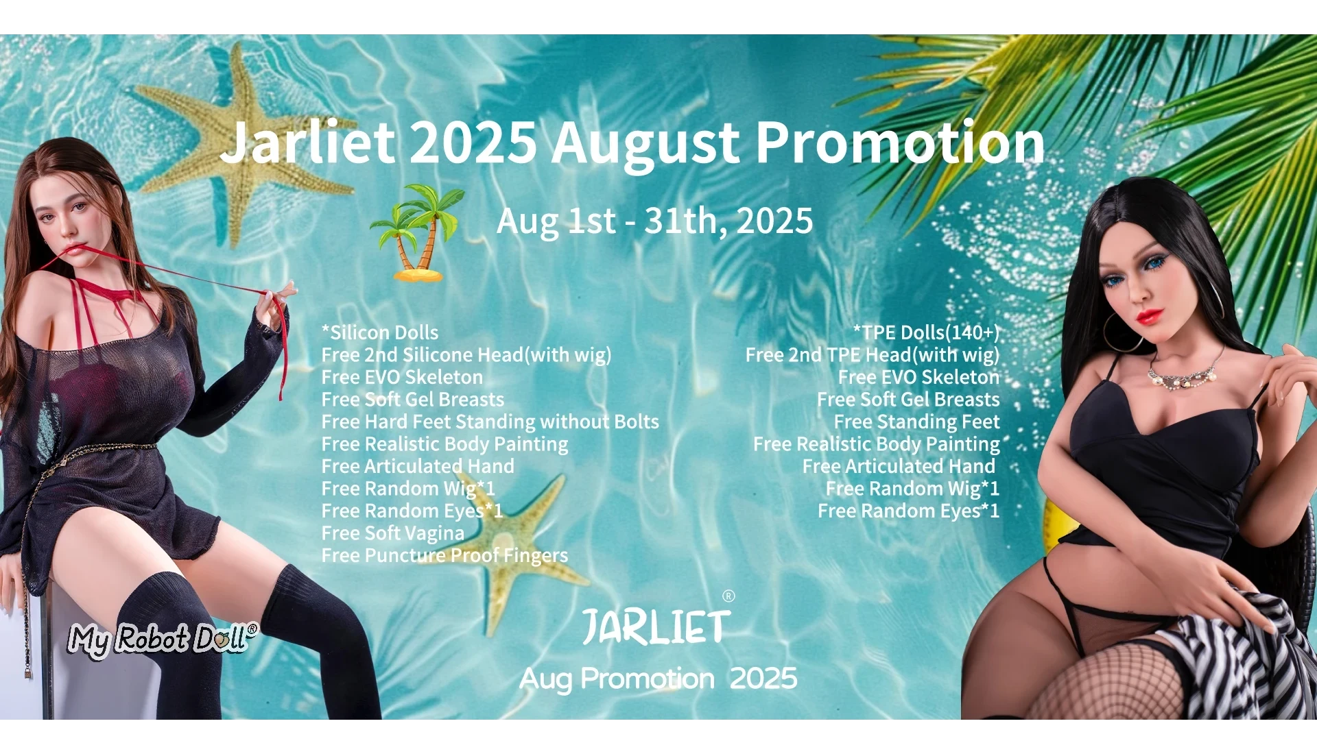 Jarliet Doll promo banner