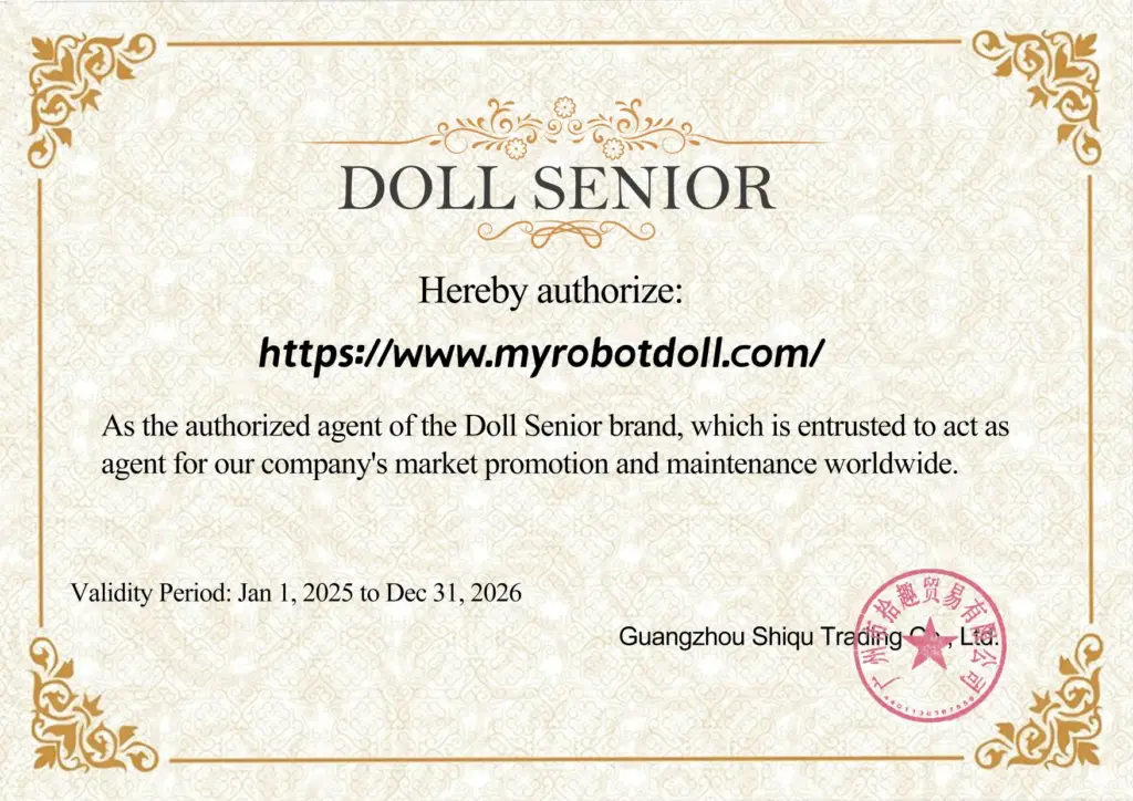 Doll Senior certificate