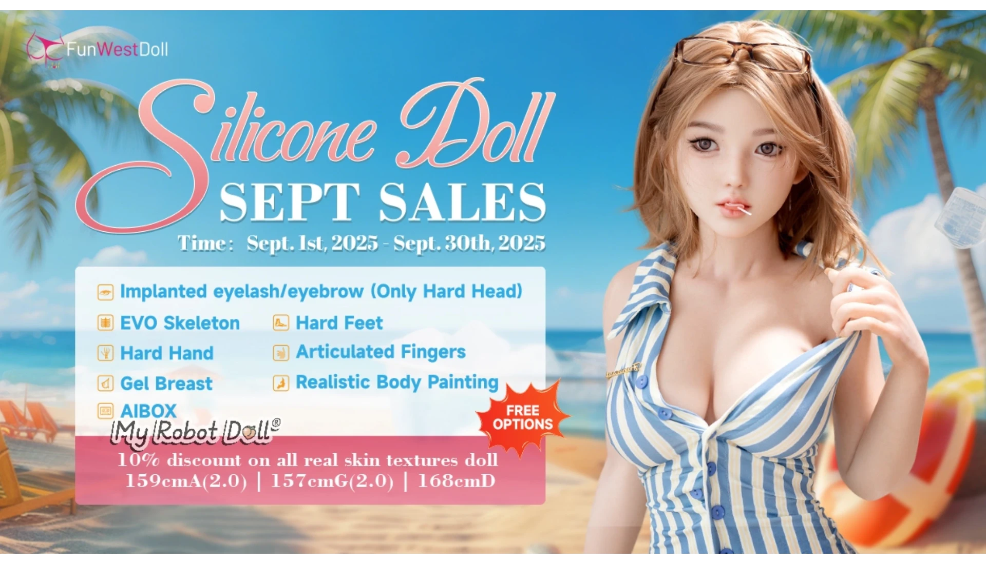Funwest Doll promo banner