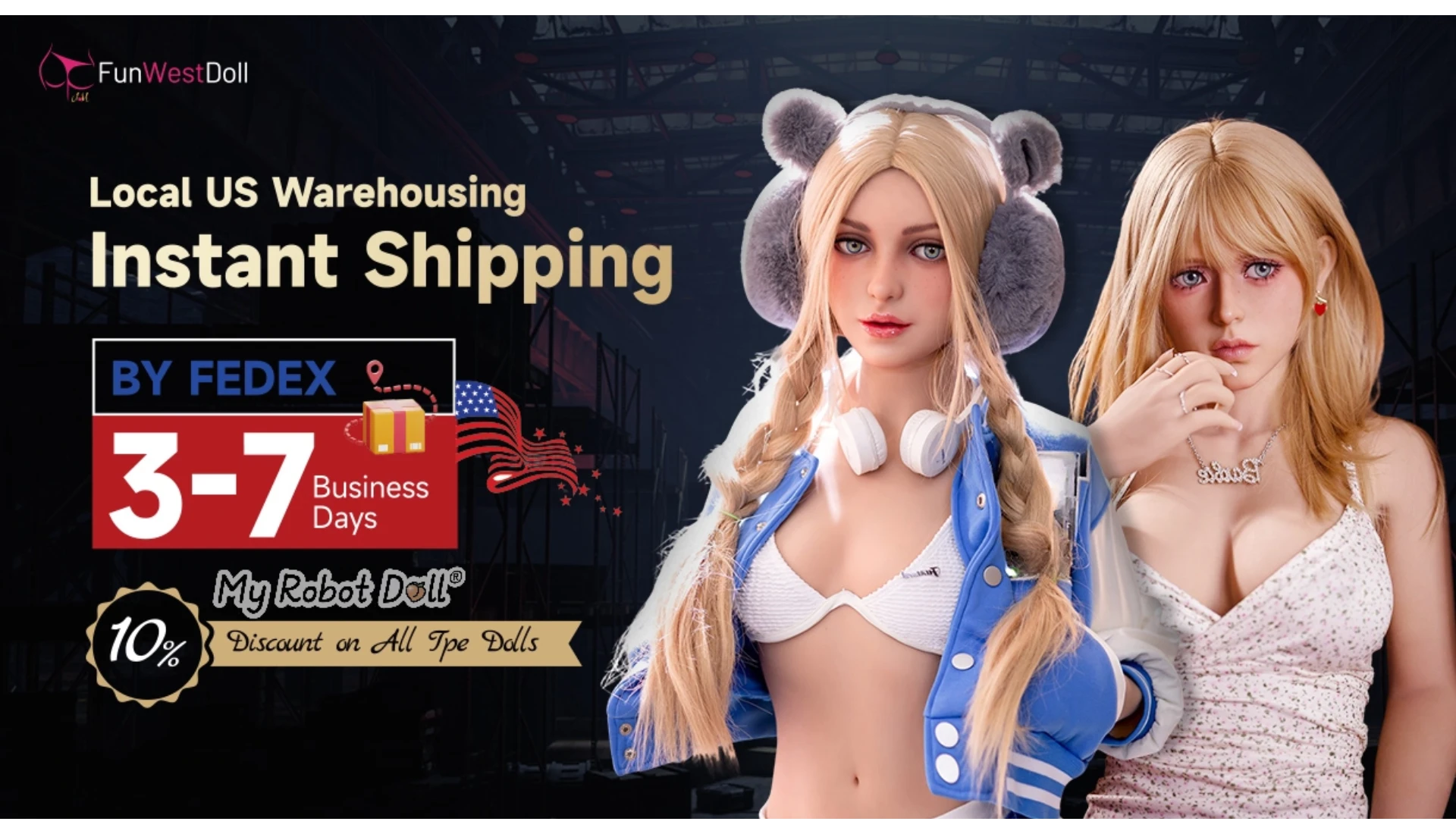 Funwest Doll promo banner