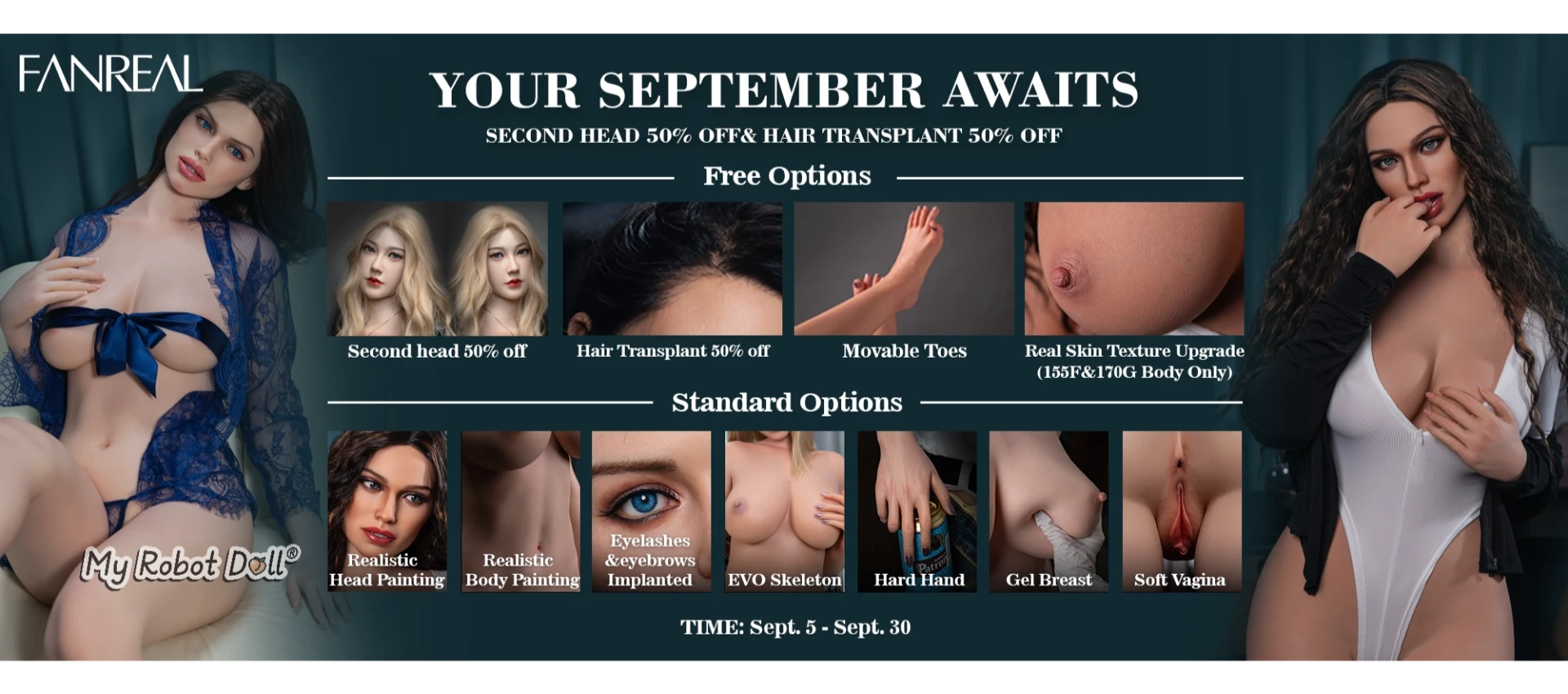 Fanreal Doll promo banner