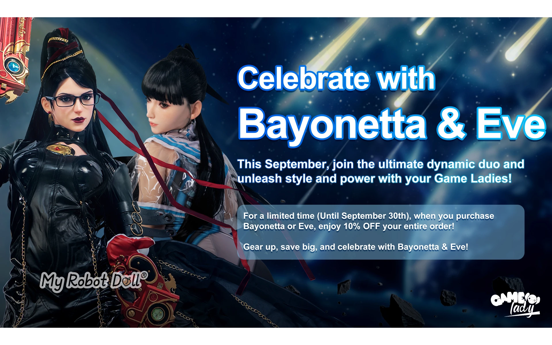Game Lady promo banner