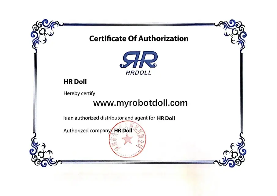 Hr Doll Certificate
