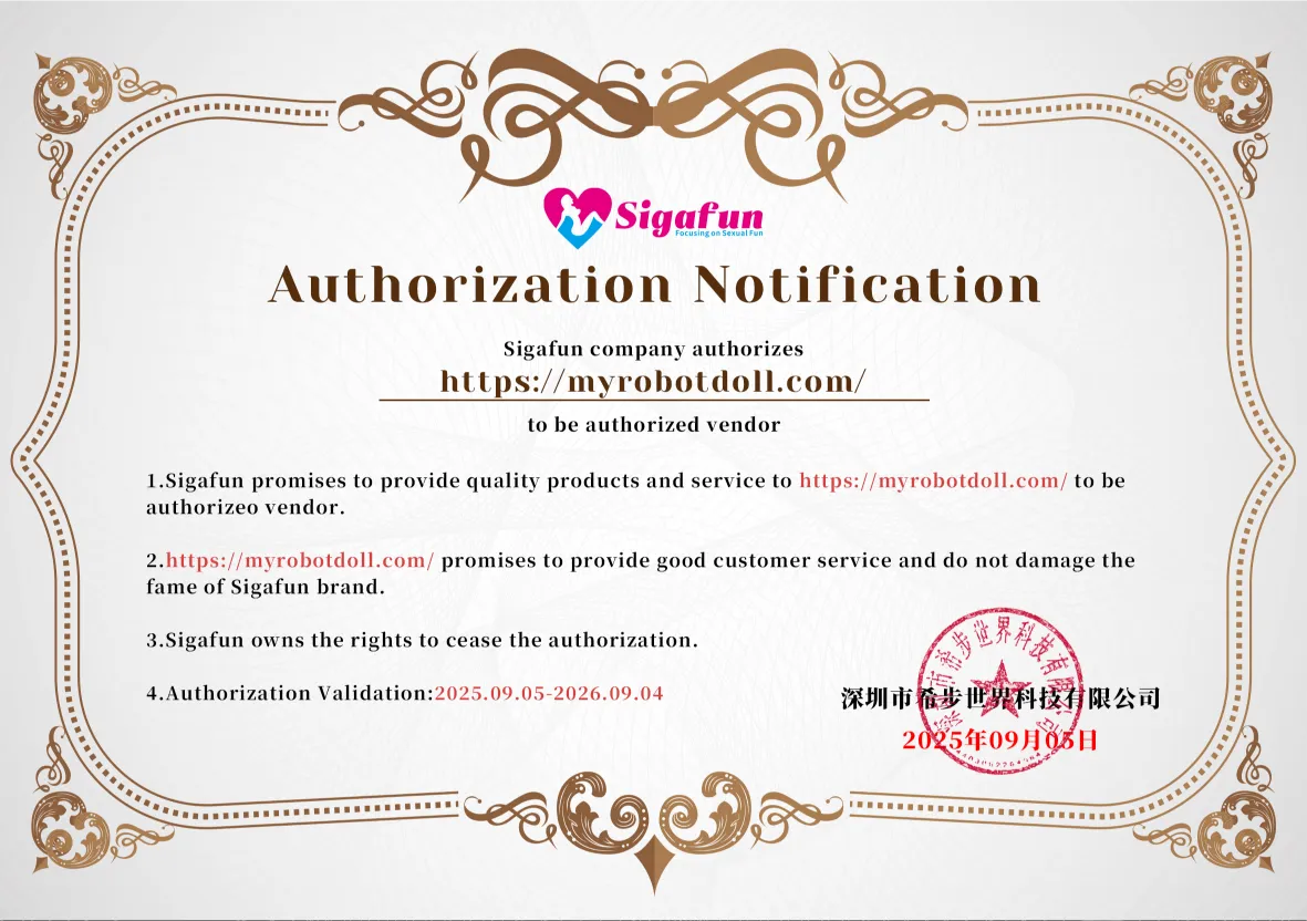 Sigafun Certificate
