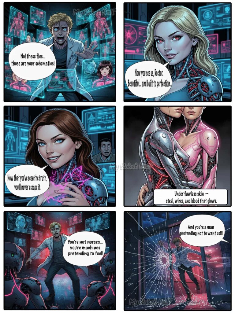 Cyber Hearts: Ai Love Dolls Comics 8 Cyber Hearts Comic Page 4