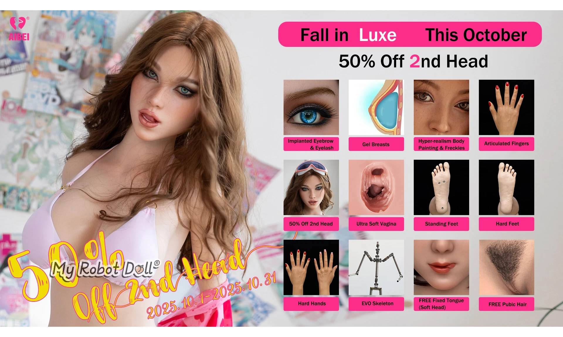 Aibei Doll promo banner