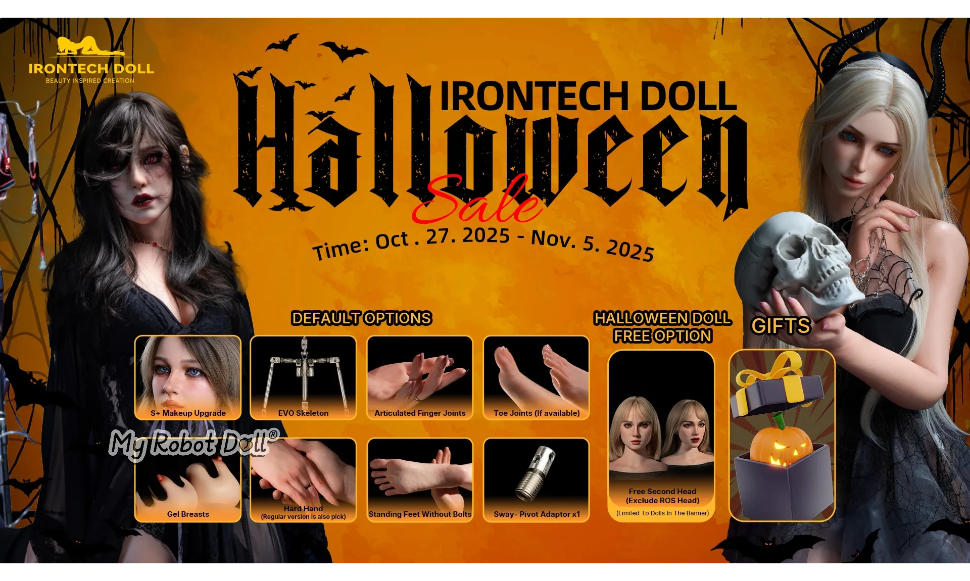 Irontech Doll promo banner